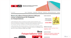 Desktop Screenshot of fotoperiodismo-uab.com