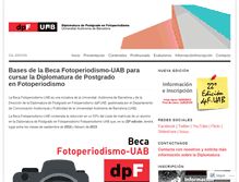 Tablet Screenshot of fotoperiodismo-uab.com